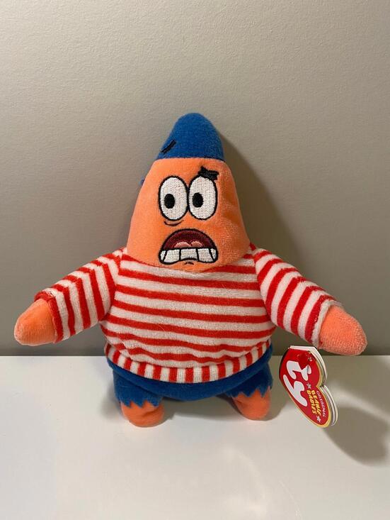 Other - Ty Beanie Baby “First Mate Patrick” from SpongeBob SquarePants (7 inch)
